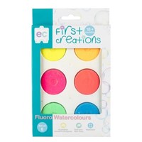 Educational Colours Fluoro Watercolour 6 Set
