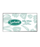 Sorbent Professional TAD Facial Tissue 2 ply Box of 200 24 per Carton