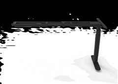 Halo Height Adjustable Return Workstation Frame