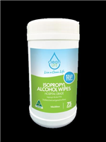 CleanLIFE Isopropyl Alcohol Wipes 140 x 300mm 75 Canister Each