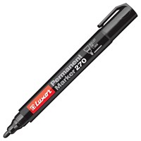 Luxor 270 Permanent Marker Bullet Black Each 12 per Box