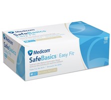 Medicom Latex Powder Free Easy Fit Gloves Small 100 per Pack 10 per Carton