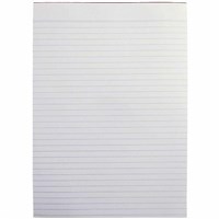 Bond Pad A4 Lined White Each