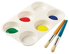 Educational Colours Muffin Palettes 6 Well 275x180mm