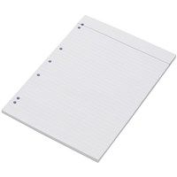 Bond Pad A4 Lined 7 Hole Punched 100 Leaf Top Gummed 10 per Pack