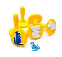 Educational Colours Paint Stampers Australian Animals 6 Set