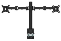 Rapidline Revolve Dual Monitor Arm 260 to 360mm Black Each