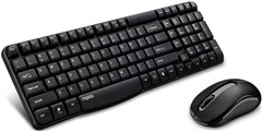 Rapoo X1800S Wireless Optical Keyboard and Mouse Combo Black 24GHz