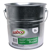 Sabco Galvanised Bucket 9L Each
