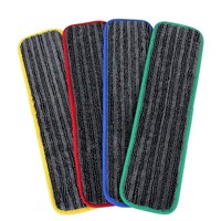 Sabco UltraClean Microfibre Antibacterial Flat Mop Pad Green 10 Pack