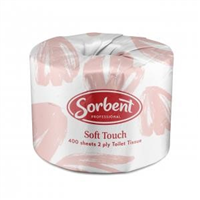 Sorbent 25003 Professional Luxury Soft Touch Toilet Tissue 2ply 400s
