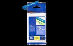Brother TZ535 Labelling Tape 12mmx8m White On Blue