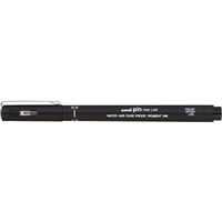 Uni Pin Fineline Marker 08mm Black Bx12