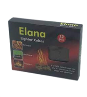 Charcoal Kings Elana Natural Firelighters Pack 12