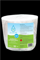 CleanLIFE Isopropyl Alcohol Wipes 140 x 300mm 400 Refill Bags Each