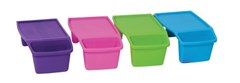 Visionchart Student Lap Desk Pack Of 4 Mixed Pack 2  Sky Blue Teal Magenta Lime Green